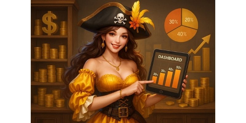 Kubet áp dụng hệ thống hoa hồng nhiều cấp, hoa hồng có thể tăng đến 50% theo hiệu suất đại lý.